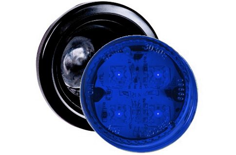 FAROL BAIML 3030 E AZUL  ELECT. 12/24V REDONDO