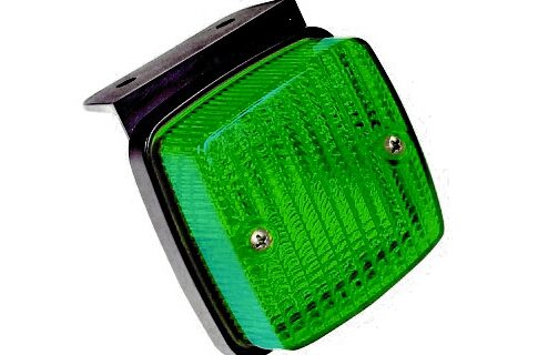 FAROL BAIML 0580 VERDE UNIVERSAL CUADRADO C/SOPORT