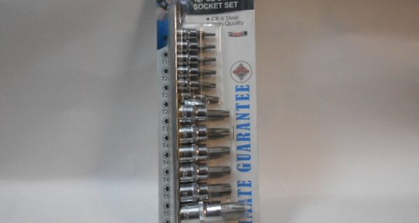 DADOS TORX 11 PIEZAS MACHO HENGLIDA HF-9507