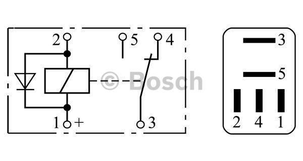 RELAY BOSCH 0 332 207 402 MICRO INVERSOR 24 VOLT