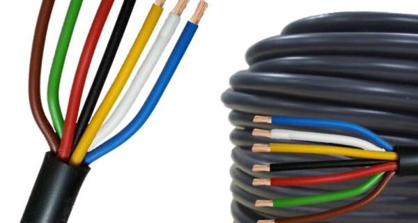 CABLE INST.7X1.5  BAJO GOMA NEGRO CABLES DE COLORES