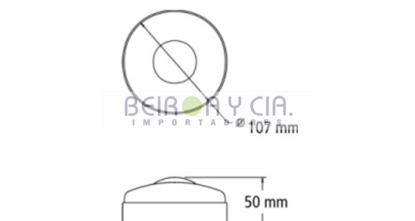 FAROL BAIML 1105 CRISTAL TRAS. REDONDO CAMION CHIC