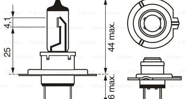 LAMPARA BOSCH 72470 H-7 24V 70W