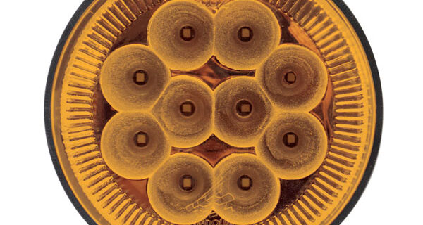 FAROL IMP. LED  REDONDO RANDON  AMBAR 12/24V