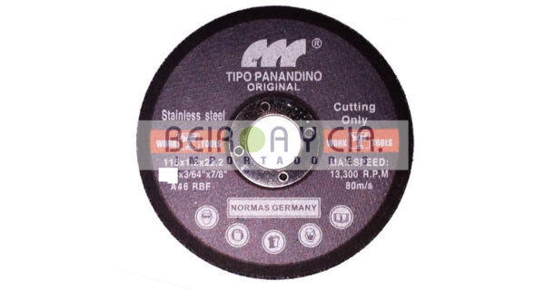DISCO 7 1/4″ CORTE METAL PANANDINO 1.6 MM