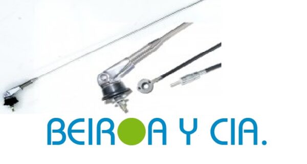 ANTENA TECHO CROMADA INCLINABLE