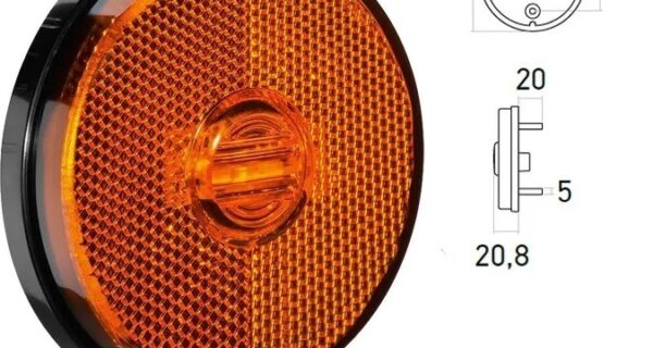 FAROL IMP. T/RANDON RED. LAT. 88MM 12/24V AMB