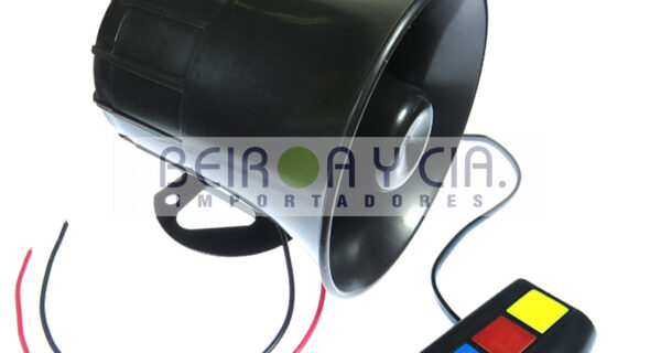 SIRENA 12V 30W C/BOTONERA 3 TONOS
