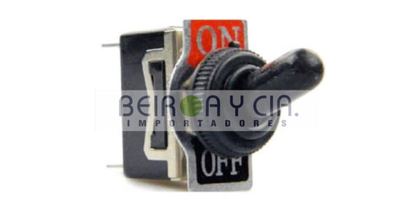 LLAVE TECLA ON-OFF 15 AMP. C/PROT. GOMA