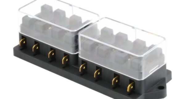 CAJA PORTAFUSIBLES 8 FUSIBLES ENCHUFE (2445)