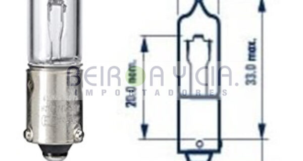 LAMP. NARVA 68191 H21 12V 21W BAY9S