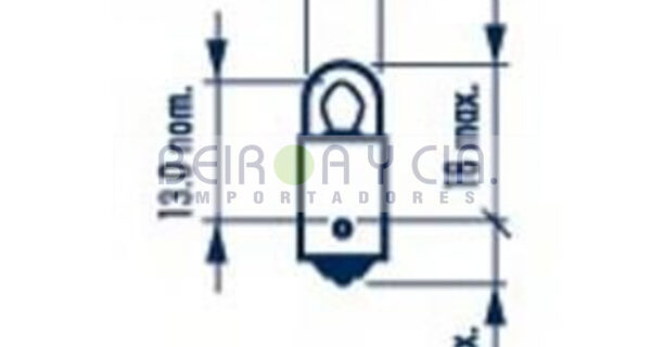 LAMP. NARVA 17053 12V 2W = (2660)