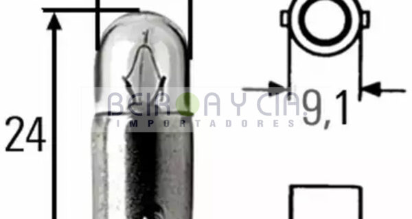 LAMP. NARVA 17063 24V 2W = (2663)