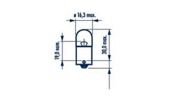 LAMP. NARVA 17171 12V 5W BAYONETA (2619)