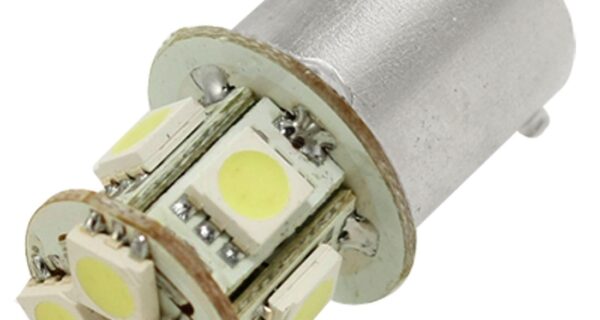 LAMPARA LED XE BAY. 12V 1 POLO  8 LEDS BLANCA=2619