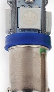 LAMPARA LED XE BAY. 24V 1 POLO  5 LEDS AZUL =2662