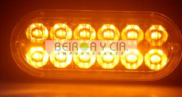 FARO XE PERIMET. 12 LEDS ULTRAFINO AMBAR