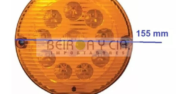 FAROL IMP. MARCOPOLO TRAS. AMBAR LED 12/24V