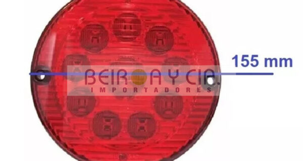 FAROL IMP. MARCOPOLO TRAS. ROJO LED 12/24V