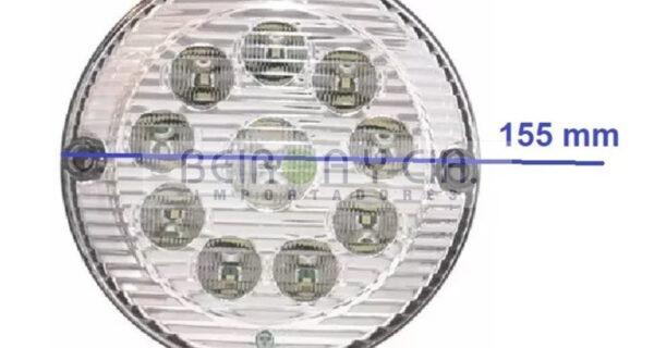 FAROL IMP. MARCOPOLO TRAS. CRIST. LED 12/24V