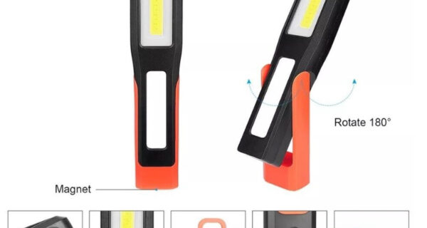 LINTERNA XE RECARGABLE COB USB IMANTADA