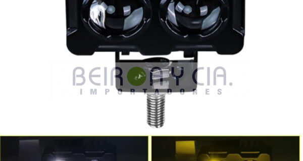 FARO LED 2x20W 2 LED C/LUPA RECT. 12V/24V