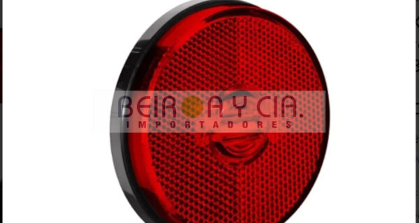 FAROL H3 T/RANDON  LED ROJO RED. 12/24V C/CABLES 88MM