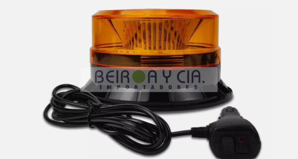 BALIZA XE LED 12V/24V 36 LEDS IMAN AMBAR FINA