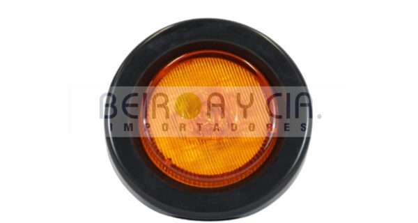 FAROL REDONDO LED 12V AMBAR