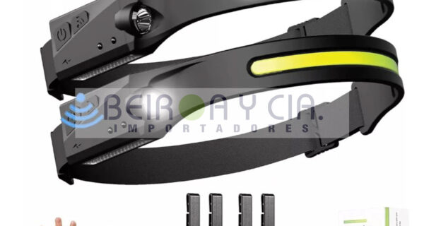 LINTERNA T/VINCHA LED C/SENSOR RECAR USB