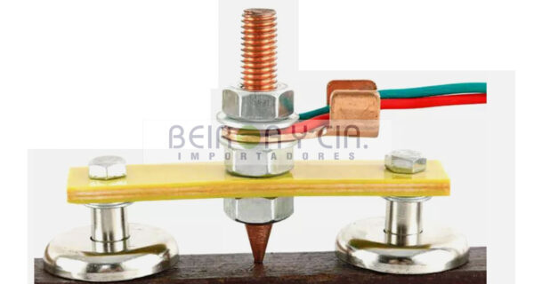 CONECTOR MAGNETICO IMANTADO PARA SOLDAR 2 IMANES
