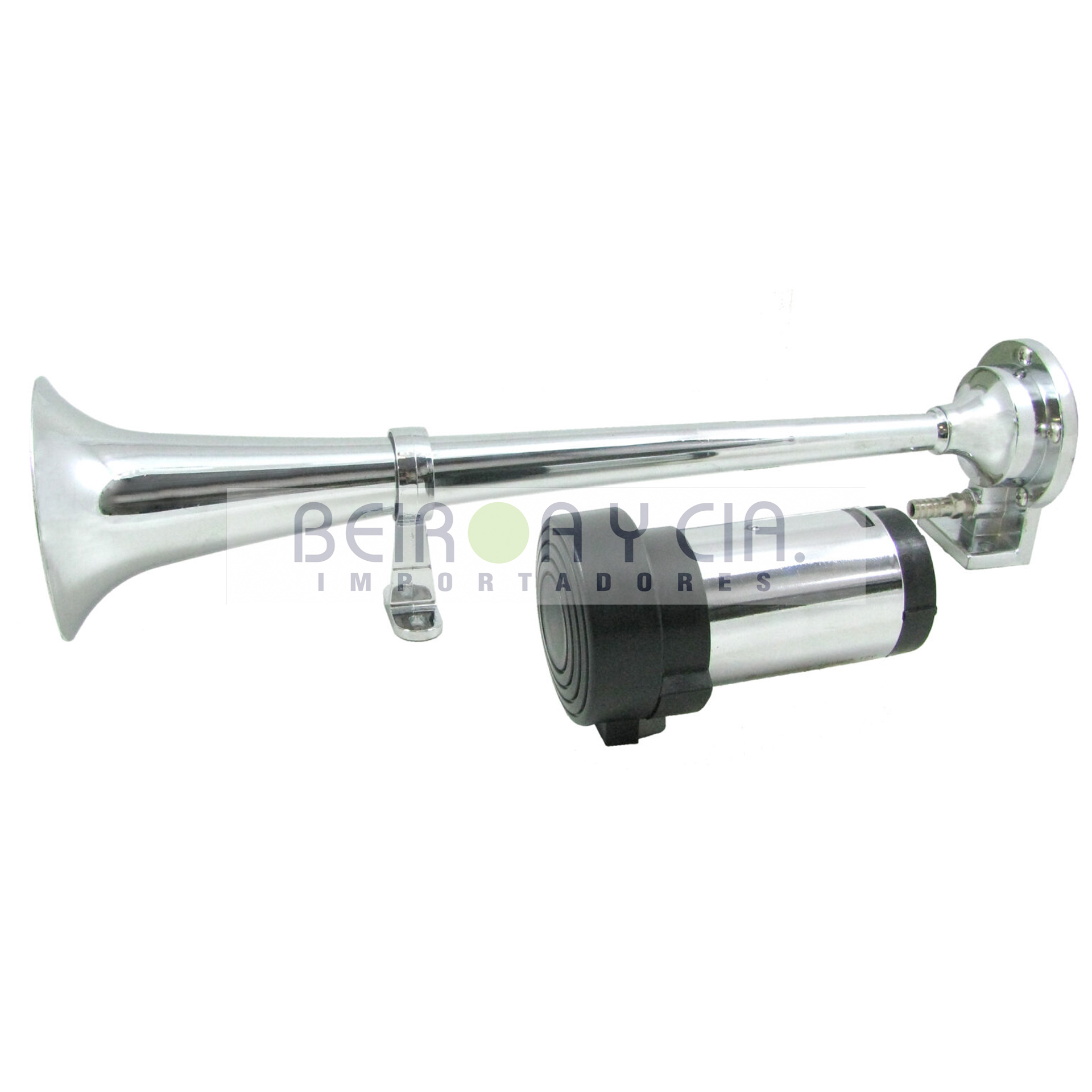 BOCINA GAUSS 1 CORNETA C/COMPR. TIPO CAMION 12V