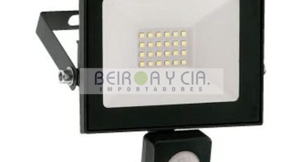 FOCO LED 220V PLANO LED 10W C/SENSOR EN MOV