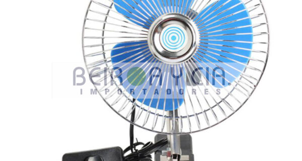 VENTILADOR XE 12V 8″ OSCILANTE/FIJO