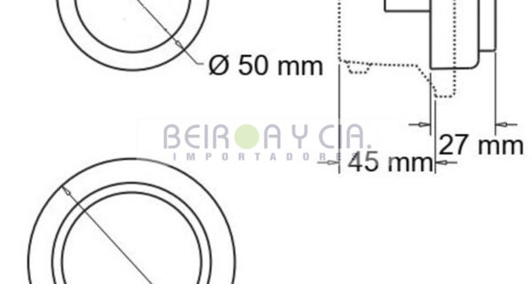 FAROL BAIML E 3030E CRISTAL DIFUSO 12/24V