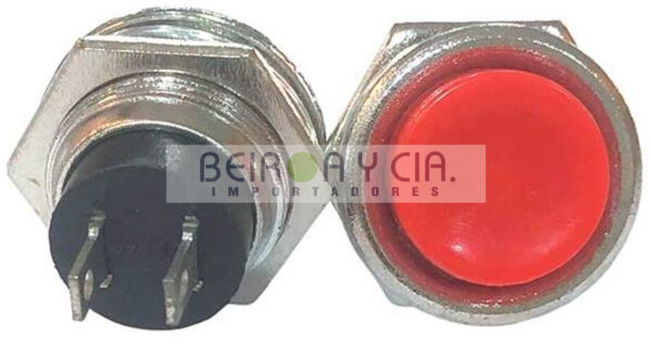 BOTON PULSADOR NB805 RED. ROJO GDE