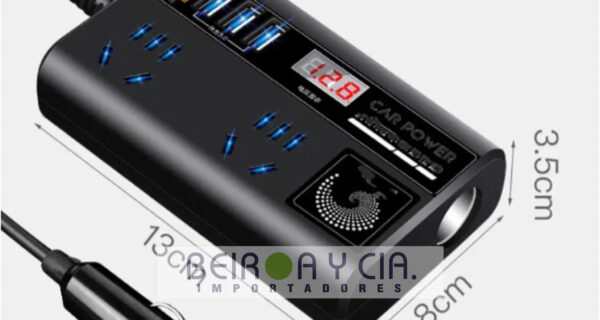 CONVERTIDOR 12V/24V A 220V 200W