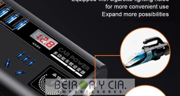 CONVERTIDOR 12V/24V A 220V 200W