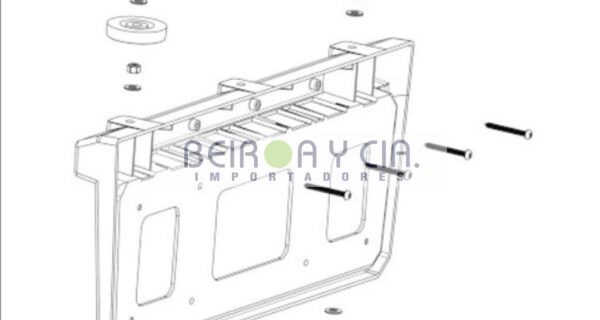 PORTAPATENTES BAIML C/TORNILLOS CAMION