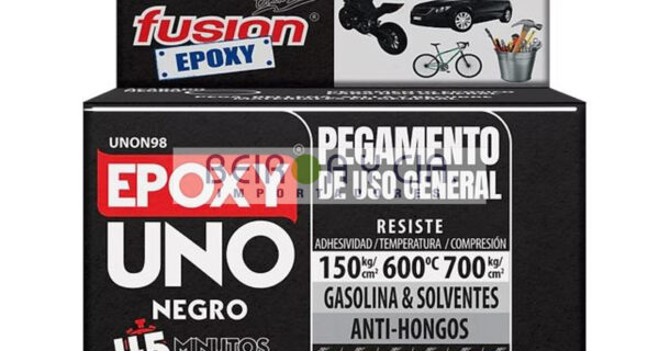 ADHESIVO FUSION EPOXI UNO NEGRO 100GR