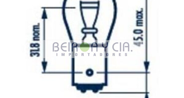 LAMP. NARVA 17927 24V 21/5W P.PAREJA