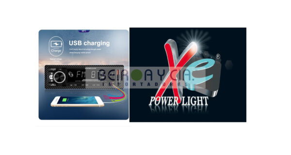 RADIO XE 890 FM/USB/SD/AUX-IN 12V C/REMOTO