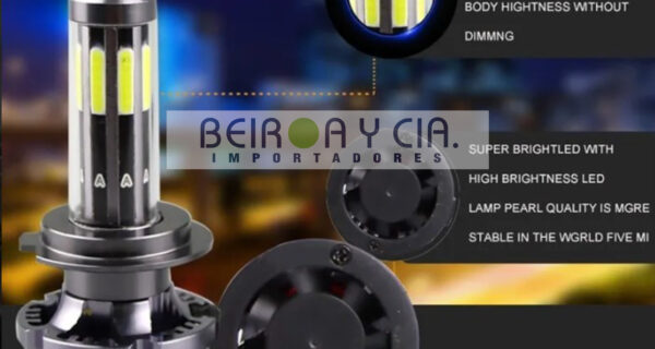 KIT S8 LED H7 8 LADOS 6500K