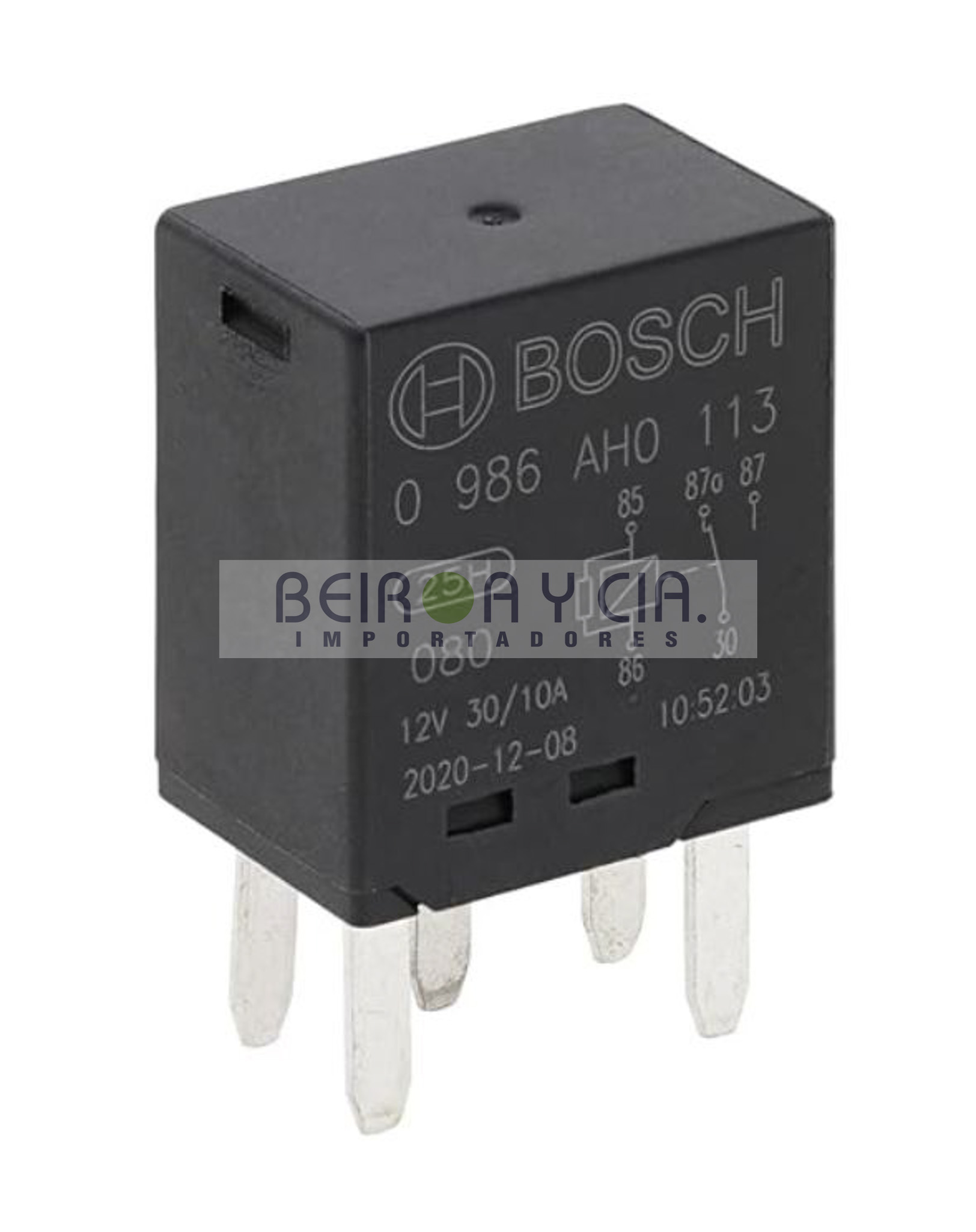 RELAY BOSCH 0986AH0113 12V 10/5A 5 T INV. P.AGUJA