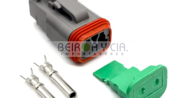 CONECTOR UNIV. IMPERM. DEUTSCH 2 VIAS HEMBRA CHICO