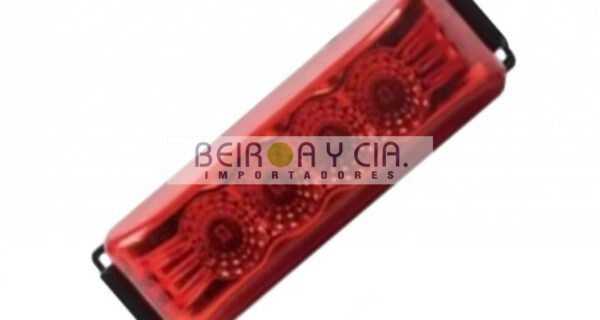 FAROL LATERAL RECT. 4 LEDS ROJO