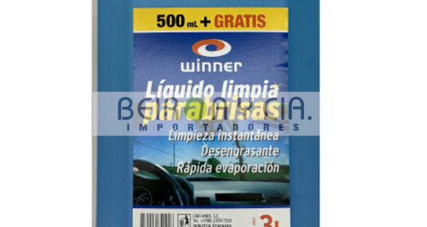 ADITIVO WINNER LAVAPARABRISAS ENV. 3 LTS.