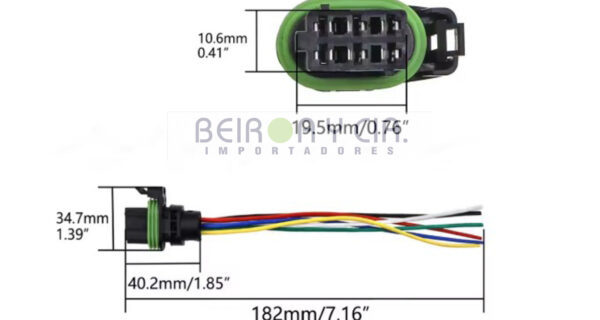 CONECTOR BOMBA NAFTA 6 VIAS RENAULT MEGANE/SCENIC