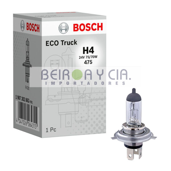 LAMPARA BOSCH 1987302862 H4 24V 75/70W P43T