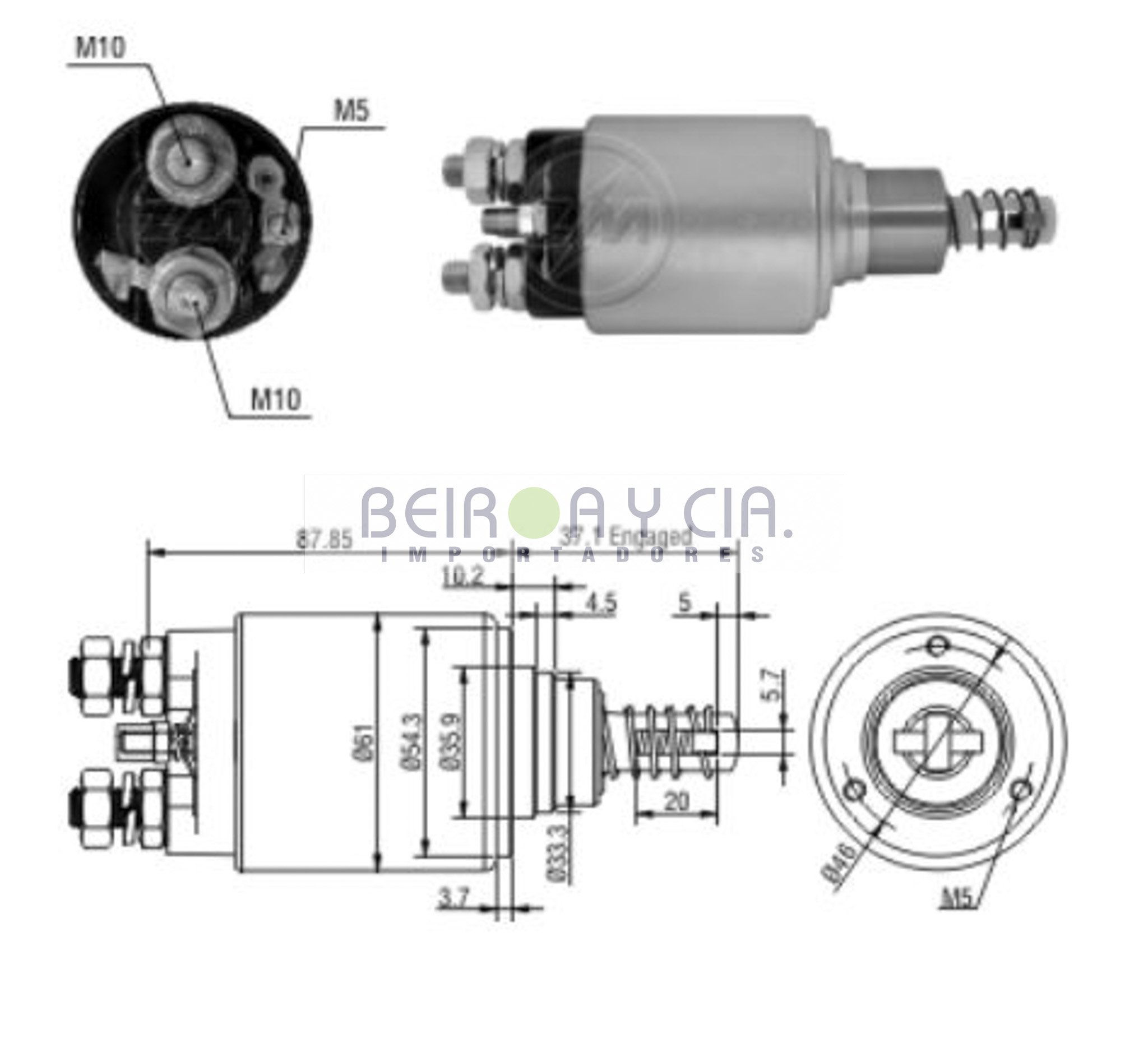 AUTOMATICO ZM 1653 12V J.DEERE BOSCH